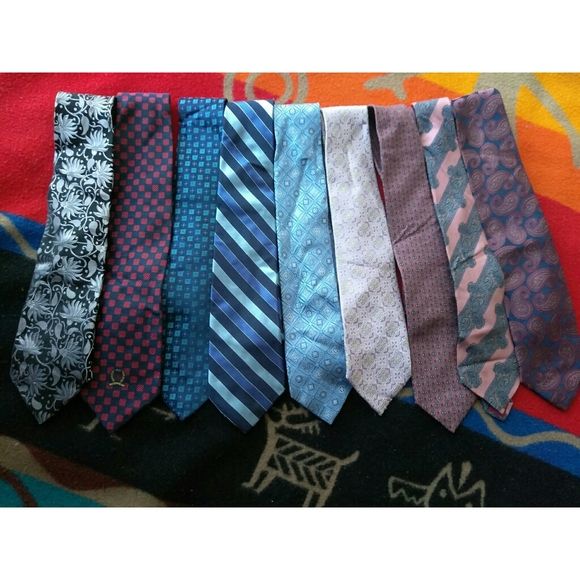 Bundle of 9 Silk Ties - Picture 2 of 8